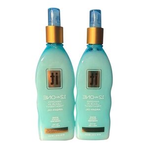 It Haircare 12-in-One Leave in Treatment Moroccan Argan Oil 2 Pack  10.2oz‎ NEW